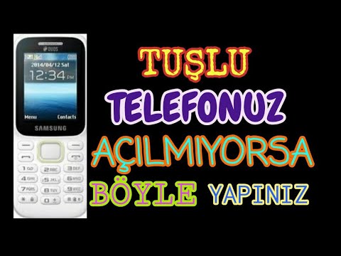 Tuşlu Telefonuz Açılmıyorsa Böyle Yaparak  Açılır !!