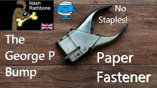 The Bump Stapleless Stapler
