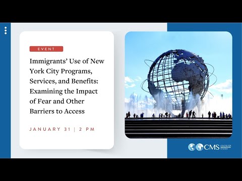 Immigrants’ Use of New York City Programs, Services, and Benefits: Examining the Impact of Fear