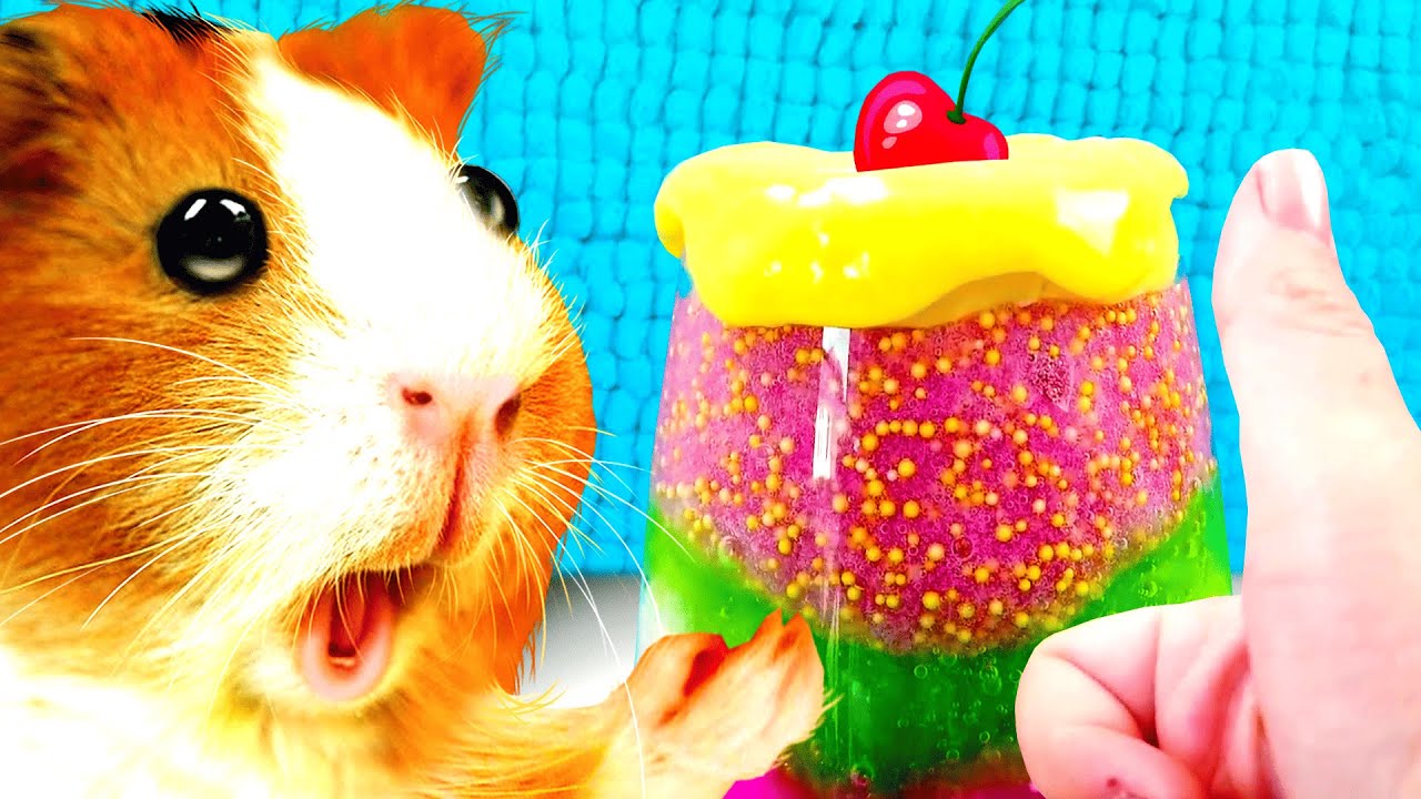 100 слоев слайма вместе со Свинкой Бузей