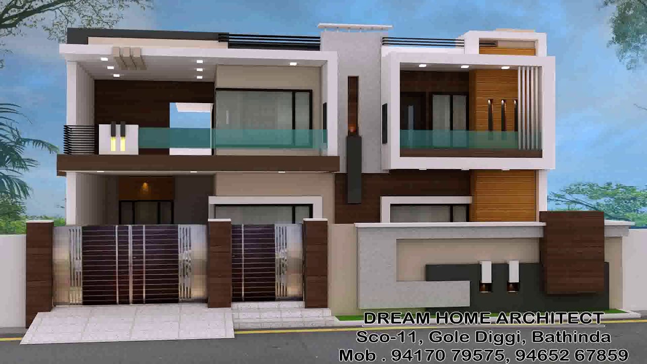 Front Boundary Wall Design Of House YouTube