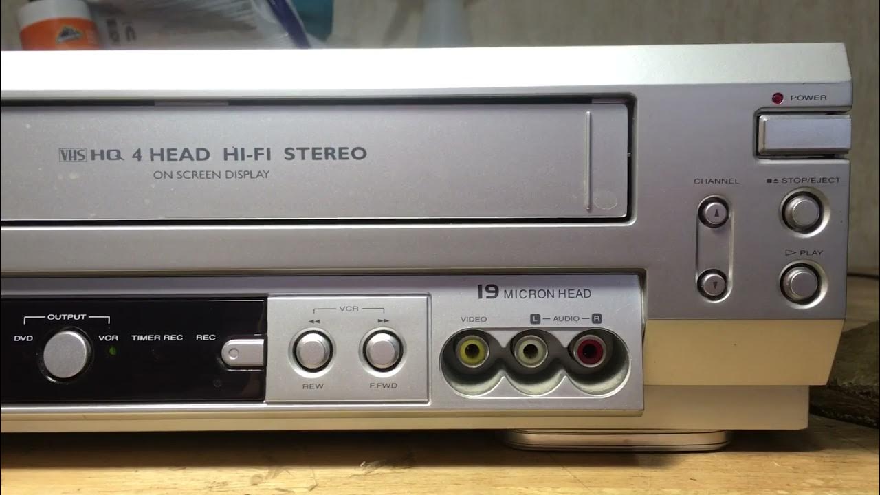 Sylvania DVD VCR Combo YouTube
