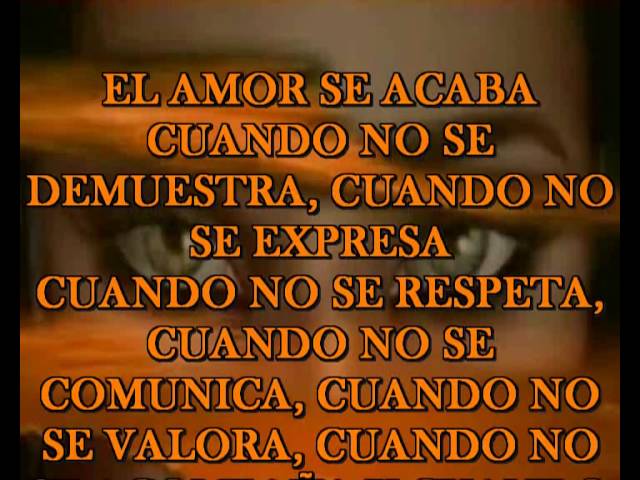 El amor se acaba (Frases con musica) - YouTube