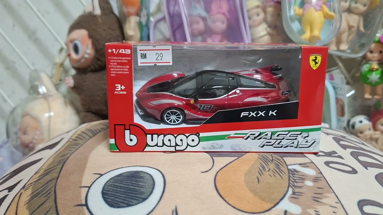 LaFerrari's EVIL Sibling! | FXX K Red 1:43 Bburago Unboxing - YouTube