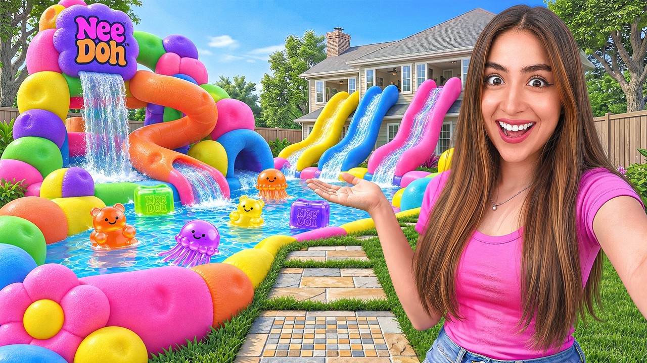 I Turned My Backyard into a Squishy Waterpark!