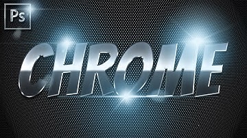 SHINY METALLIC CHROME TEXT EFFECT | PHOTOSHOP EFFECT | PHOTOSHOP TUTORIAL