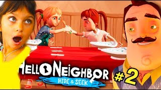 ДЕТИ СОСЕДА ИГРАЮТ В ПРЯТКИ #2 Пока ПАПА СПАЛ Hello Neighbor ПРИВЕТ СОСЕД Валеришка Для детей kids