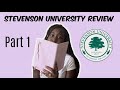 Stevenson university review  part 1