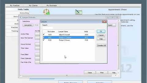 LexisNexis PCLaw Software: Lawyer Overview Tool