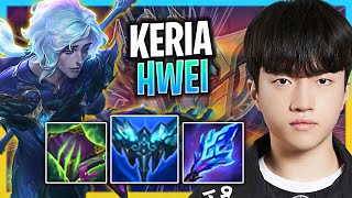 LEARN HOW TO PLAY HWEI SUPPORT LIKE A PRO! | T1 Keria Plays Hwei Support vs Nautilus!  Season 2023