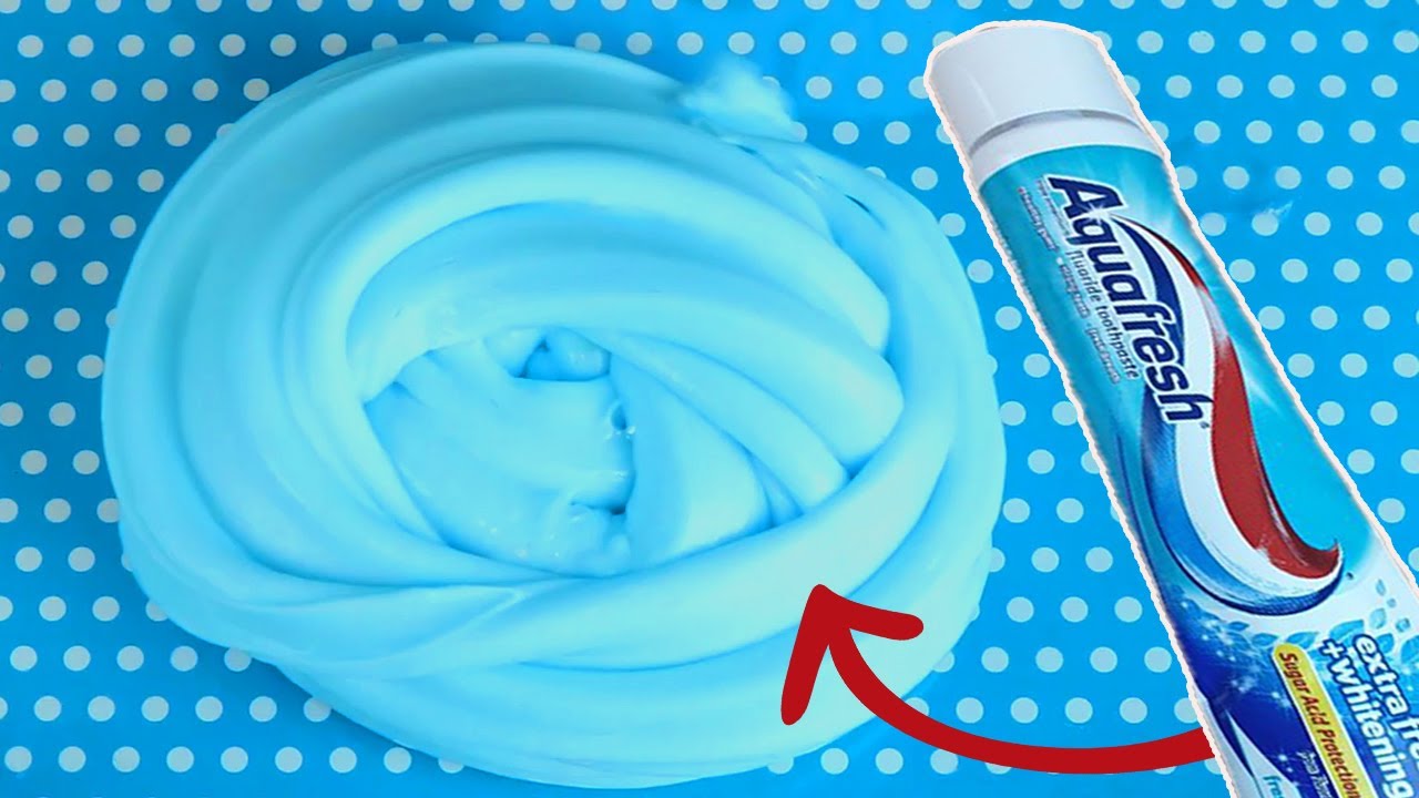 Wie Macht Man Zahnpasta Schleim Aquafresh Zahnpasta Fluffigen Schleim OHNE BORAX Slime Selber Machen