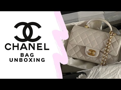 Chanel Unboxing - Beige Classic Flap in size m/l!! 