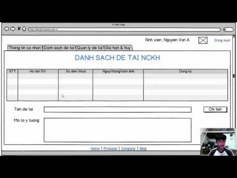 Video Demo Ứng dụng web quản lý đăng ký NCKH using Paper... - YouTube