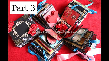 TUTORIAL PART 3 - 5 Layered Explosion Box| DIY EXPLODING BOX | GIFT IDEAS | EXPLOSION BOXES