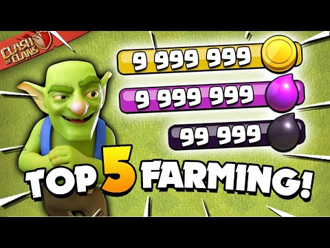 5 Best Farming Strategies In Clash Of Clans!