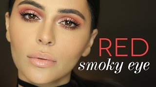 Red Smokey Eye Makeup Tutorial | Teni Panosian