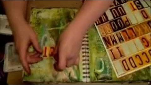 Art Journal Fast Forward 7 Green Leaves