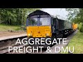 Aggregate Freight and Diesel Multiple Unit at Rishton Station East Lancashire Line  19/05/2026