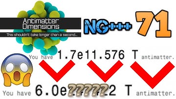Antimatter Dimensions NG+++ Episode 71: SQUARING MY ANTIMATTER IN ONE SITTING?!!