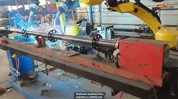 Robot Welding for Ringlock Truss Standard- Shipbuilding Scaffold Construction Parts- Wellmade CHina