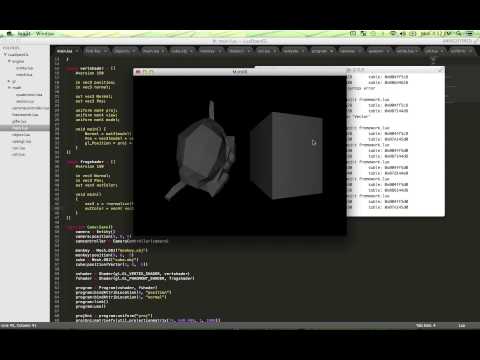 Lua + OpenGL -  Simple lighting, and camera yaw