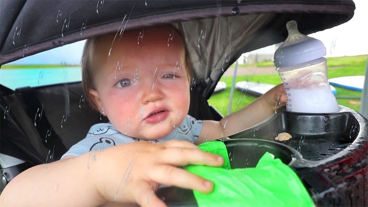NIKO TRAPPED IN THE RAIN! Kids Beach Day turns into Saving them from a Storm! (Barbie Camper SOAKED) NIKO TRAPPED IN THE RAIN! Kids Beach Day turns into Saving them from a Storm! (Barbie Camper SOAKED)