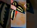 Sharp Watermelon Leaf Carving 🔪🍉 | Clean Zig-Zag Design