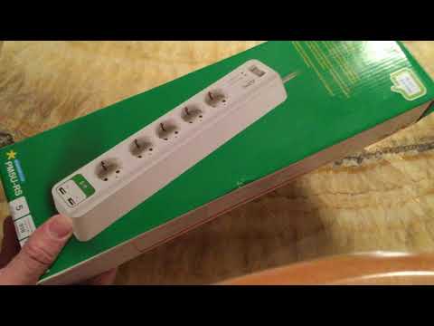Сетевой фильтр APC Essential SurgeArrest 5 розеток + 2 USB White (PM5U-RS)