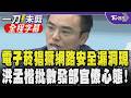 【全程字幕】洪孟楷控電子菸不用黑話就能買! 質問數發部網路平台開罰責任歸屬遭踢皮球 洪孟楷怒轟官僚心態推卸責任 部長駁嬉皮笑臉稱是苦笑 洪:全民才該苦笑｜TVBS新聞 @TVBSNEWS01