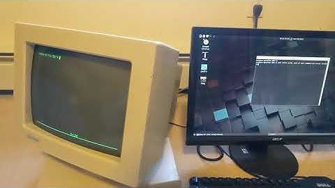 VT-100 serial terminal clone - demo