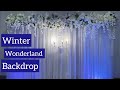 Winter Wedding Backdrop