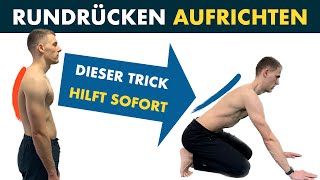 Rundrücken wegtrainieren - eine der besten Übungen!