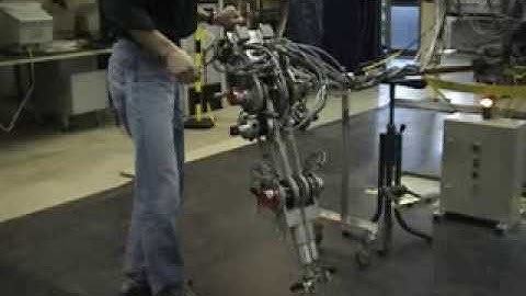 Bipedal Robot Rabbit: joint friction due to harmonic drives (Grenoble, March 2003)