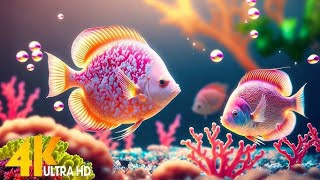 The Colors of the Ocean 4K ULTRA HD  The Best 4K Sea Animals for Relaxation & Calming Music