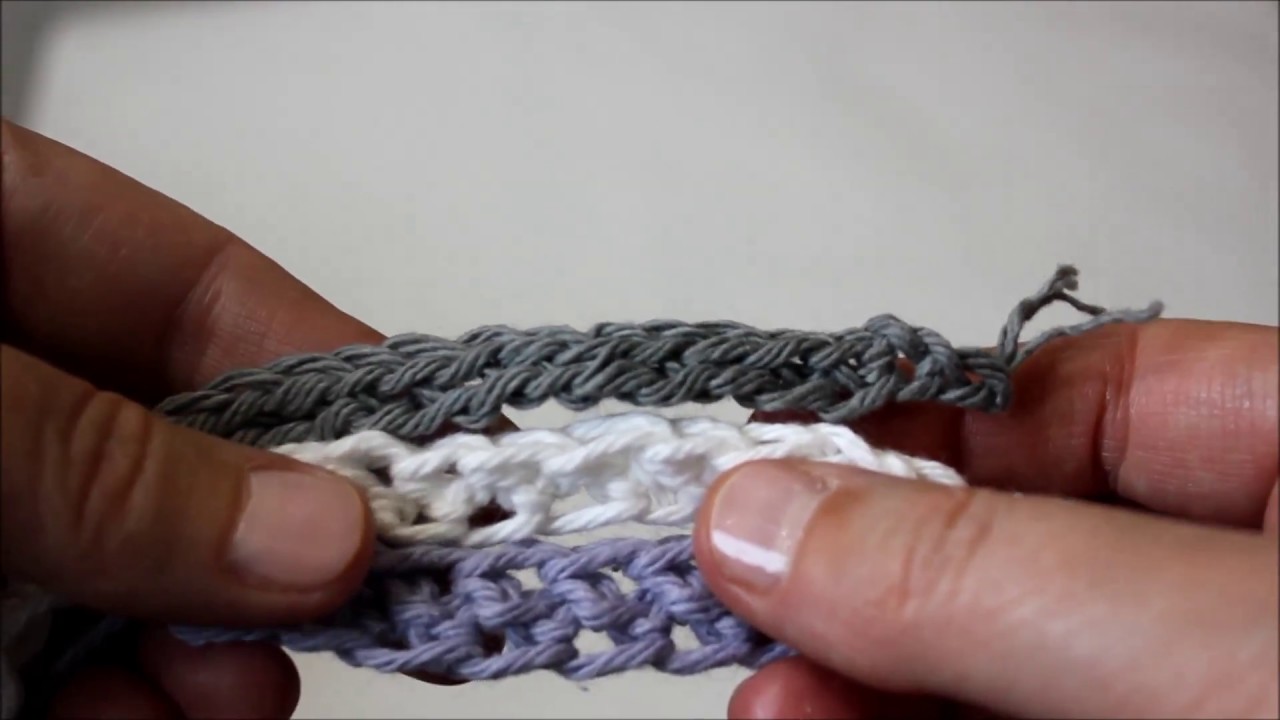How to crochet a new technique a chainless foundation chain sc dc hdc