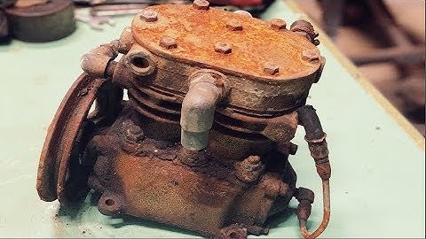 Restoration water head wind charger antique Russia - Restore Old industrial machine tools