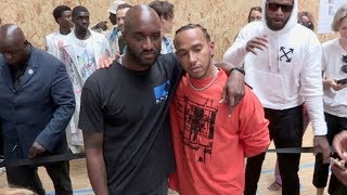 Lewis Hamilton, PNL, Gigi Hadid and more after the Off White Fashion Show in Paris.