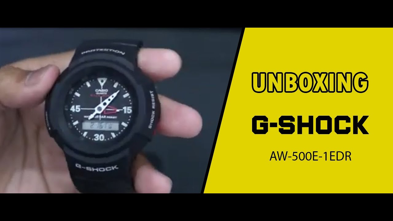 Jam Tangan Casio G Shock Aw 500e 1edr Aw 500e 1edr Unboxing Grosirjamtangan Com Youtube