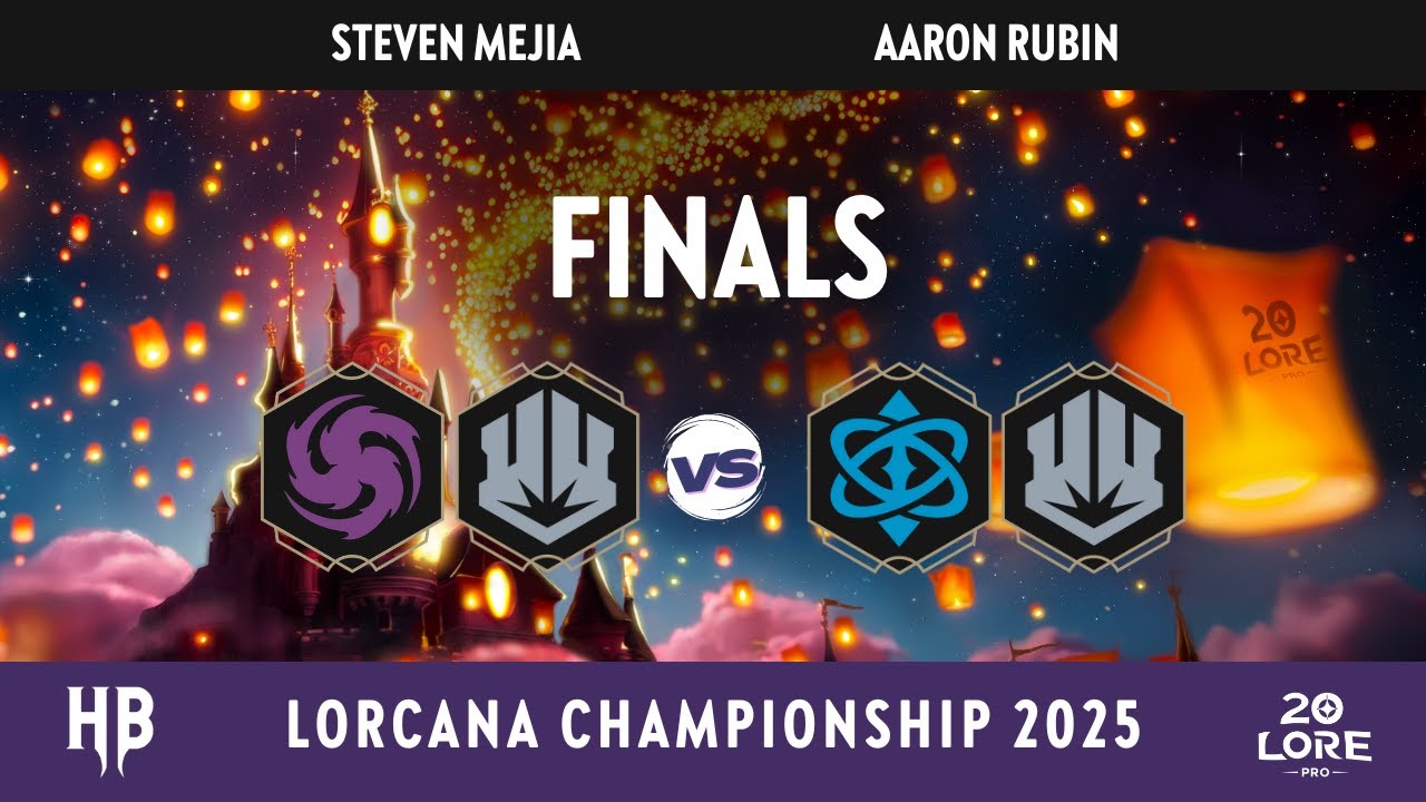 HBM 2025 Lorcana Championship FINALS Steven Mejia vs Aaron Rubin