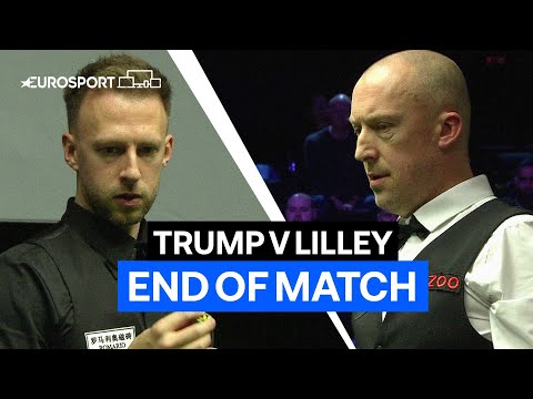 Superb Judd Trump swats aside Lilley to cruise to second round | End of Match | Eurosport Snooker