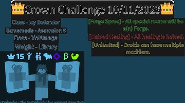 Crown Challenge 10/11/2023 - Randomly Generated Droids