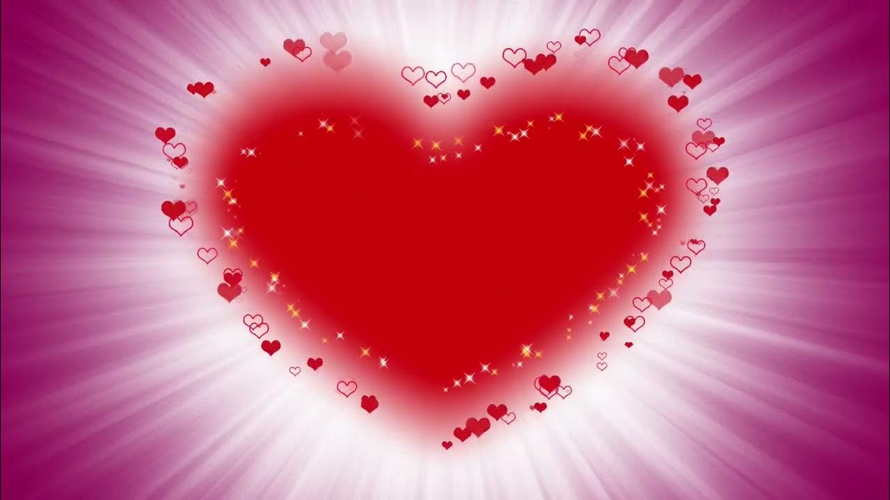 Animated hearts 07 royalty and copyright free background youtube music