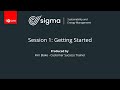 Sigma Training : Getting Started