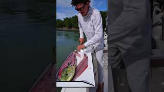 MAGMA Angler 32" x 14" Bait/Fillet Table with Levelock Rodholder Mount