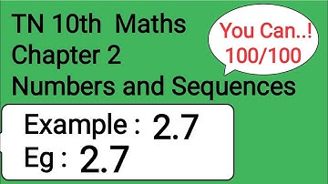 TN 10th Maths Chapter 2 Numbers and Sequences Example 2.7