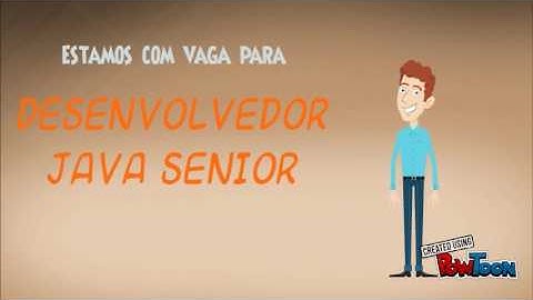 Vaga Desenvolvedor Java Sr