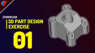 Exercise 1 FreeCAD Basic Part Design Tutorial For Beginner