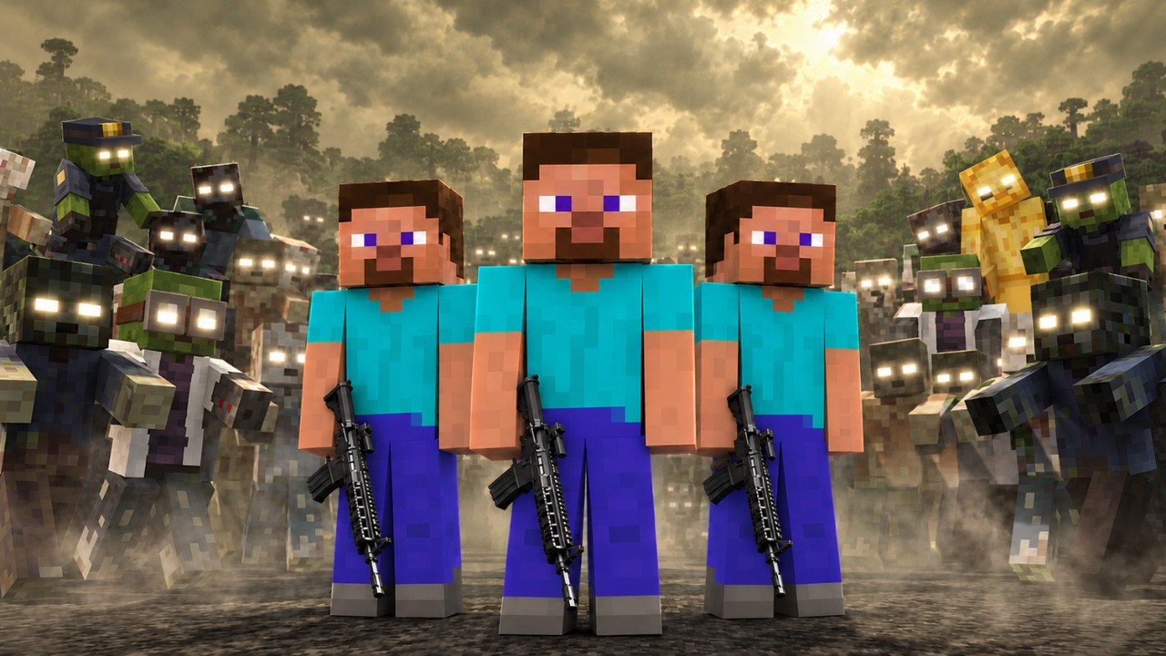 I Simulated a Zombie Apocalypse on a Hardcore Minecraft Server - YouTube