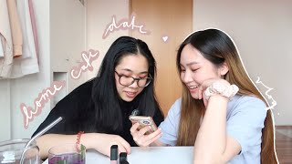 healinh / ep.3: home cafe date, strawberry milk, painting my nails &amp; enjoying spring