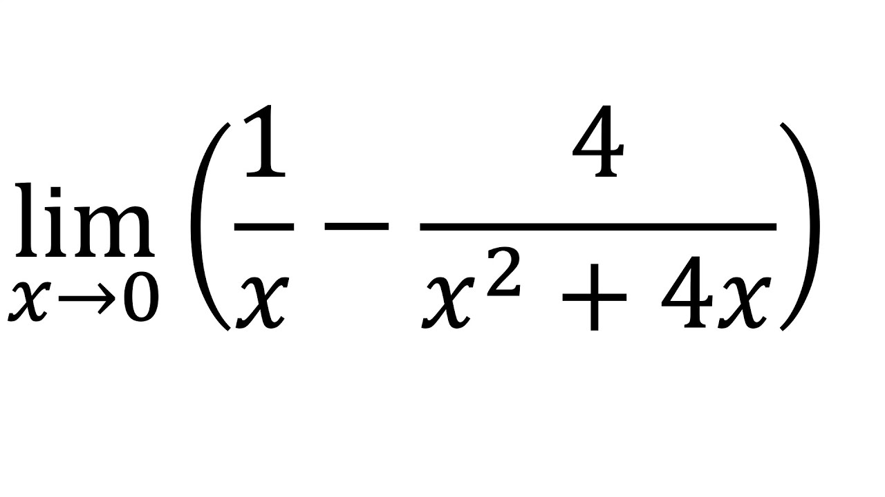 limit-of-1-x-4-x-2-4x-as-x-approaches-0-youtube